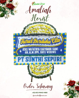 Papan Bunga Duka di Bungbulang