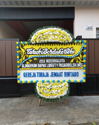 Papan Bunga Duka di Bungbulang