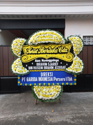 Papan Bunga Duka di Bungbulang