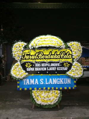 Papan Bunga Duka di Bungbulang